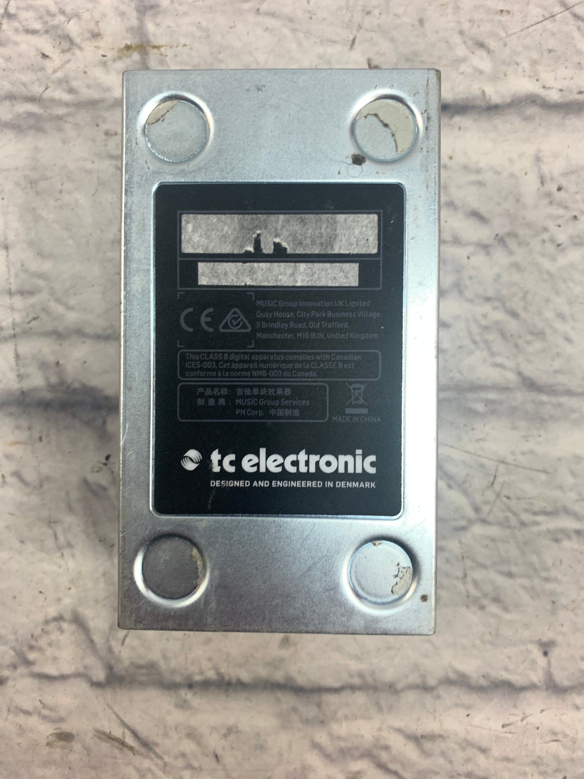 TC Electronics Cinders Overdrive Pedal