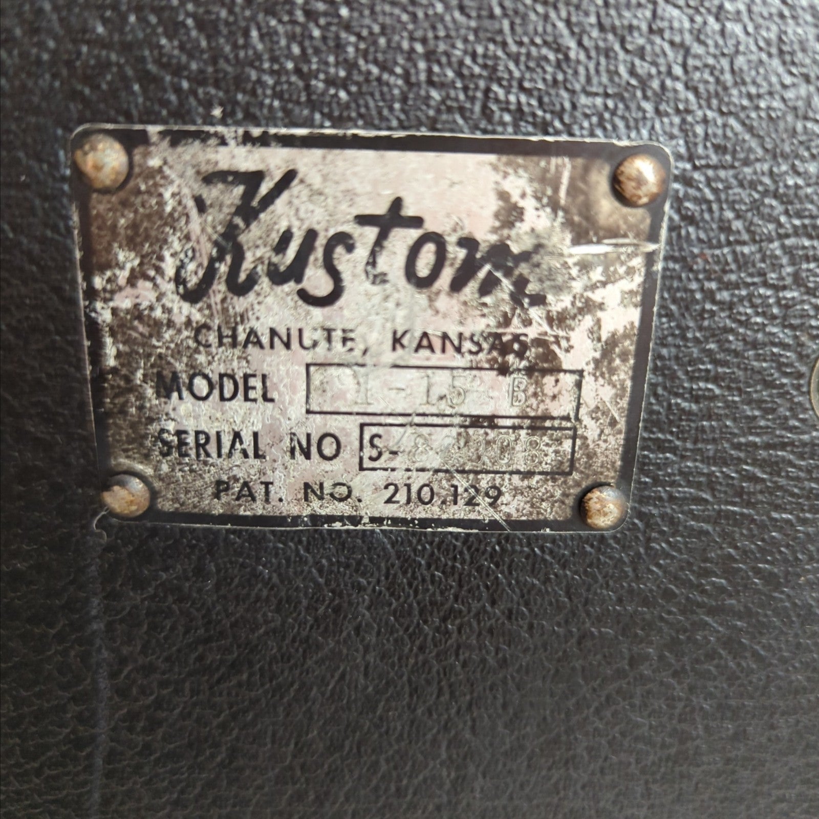 Kustom 115B Bass Speaker Cabinet 1x15