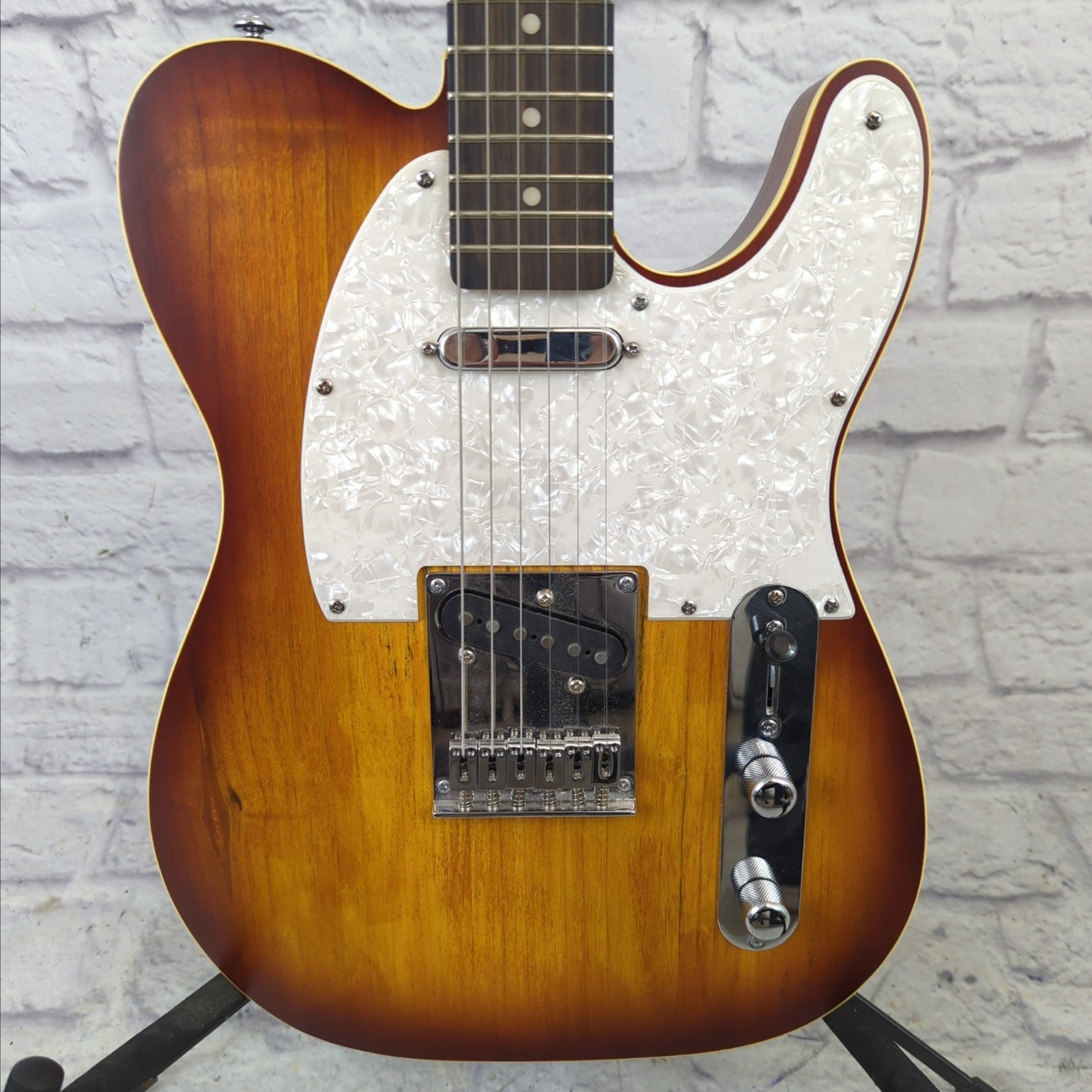 Michael Kelly '53 Open Pore Electric Guitar, Ebony Fingerboard Tobacco Sunburst