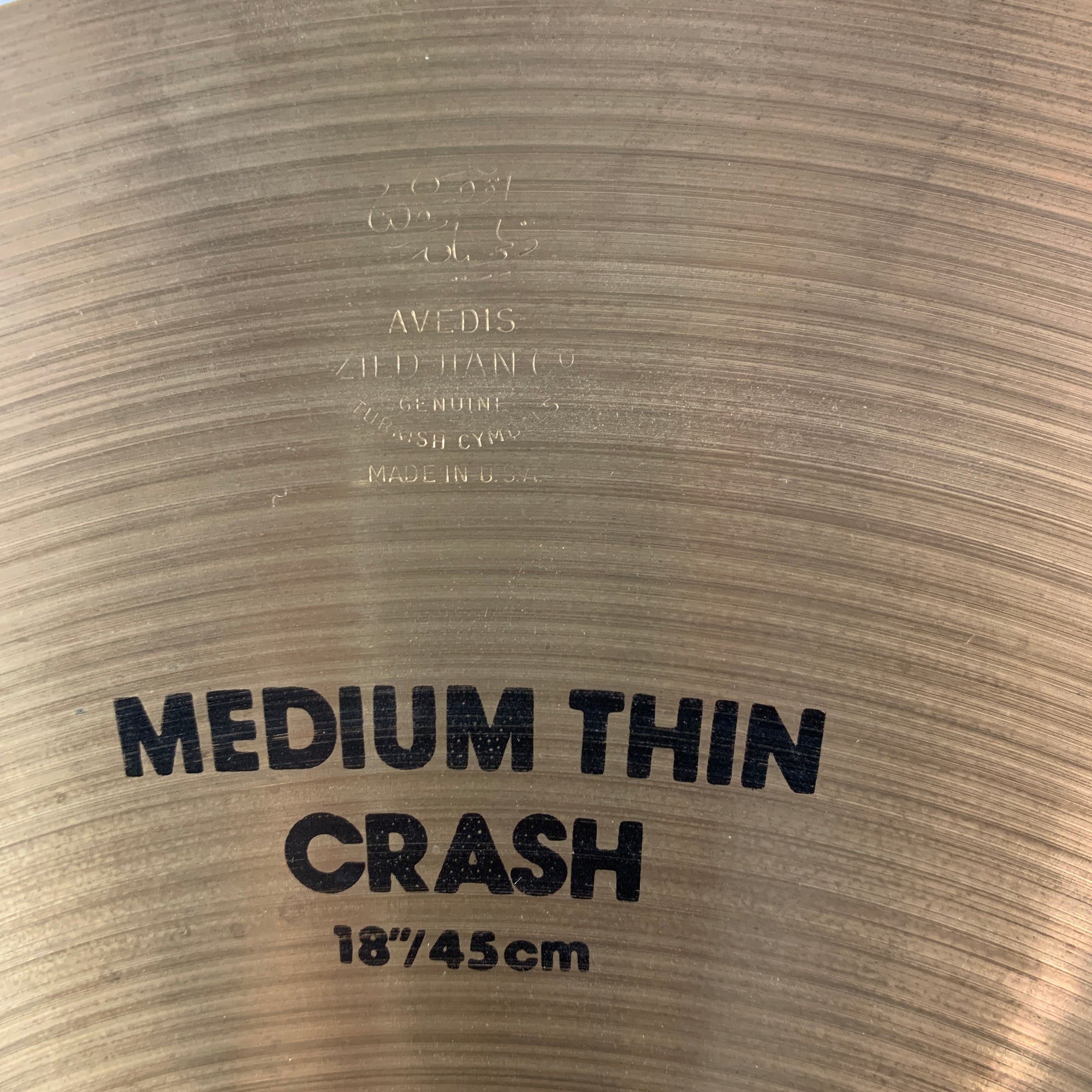 Zildjian A 18" Medium Thin Crash Cymbal