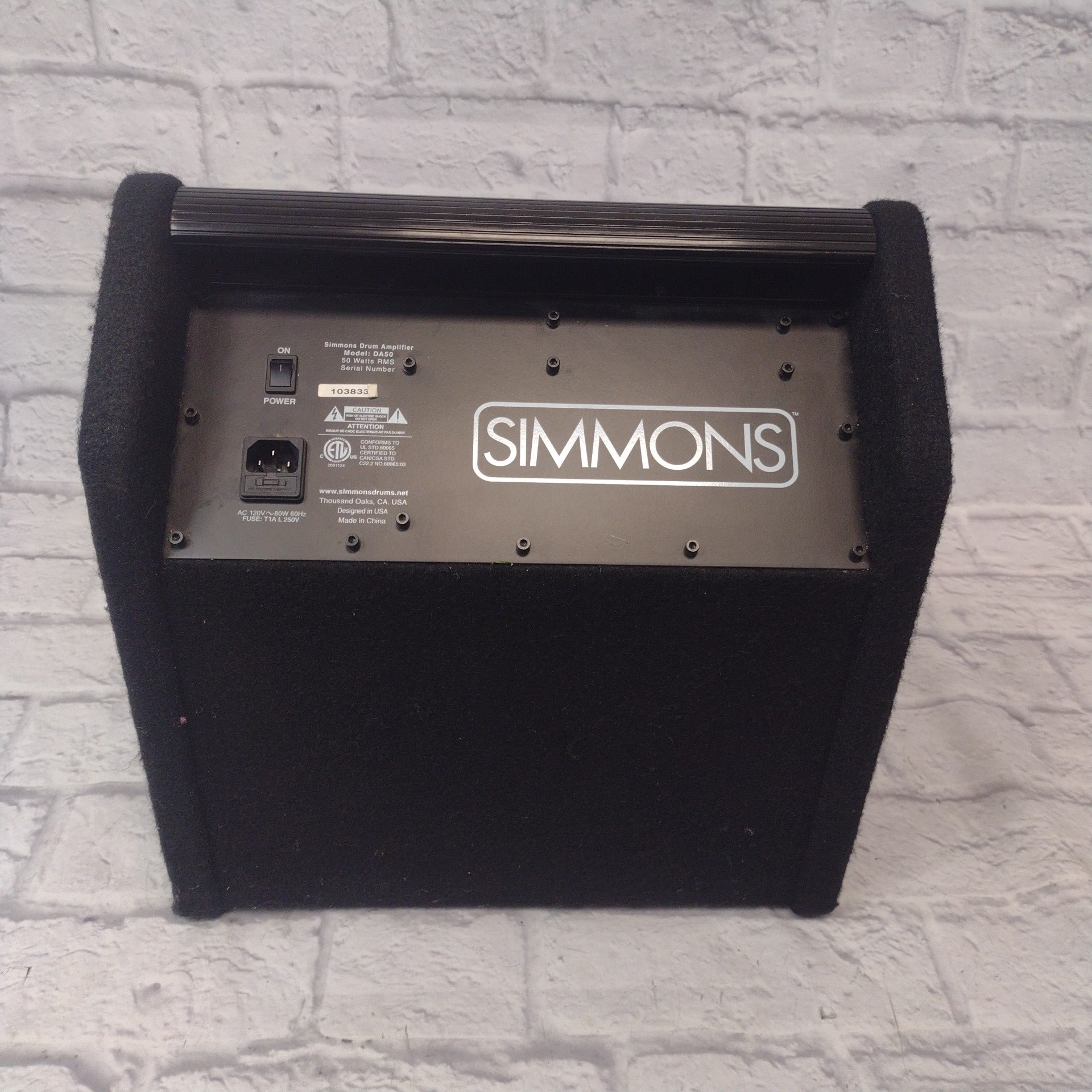 Simmons DA50 Electronic Drum Amplifier Evolution Music
