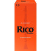 Rico Bb Clarinet Reeds Strength 2.5 Individual Reeds