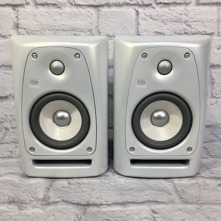 KRK RPG2 Rokit 5 Limited Edition White Studio Monitors (Pair)