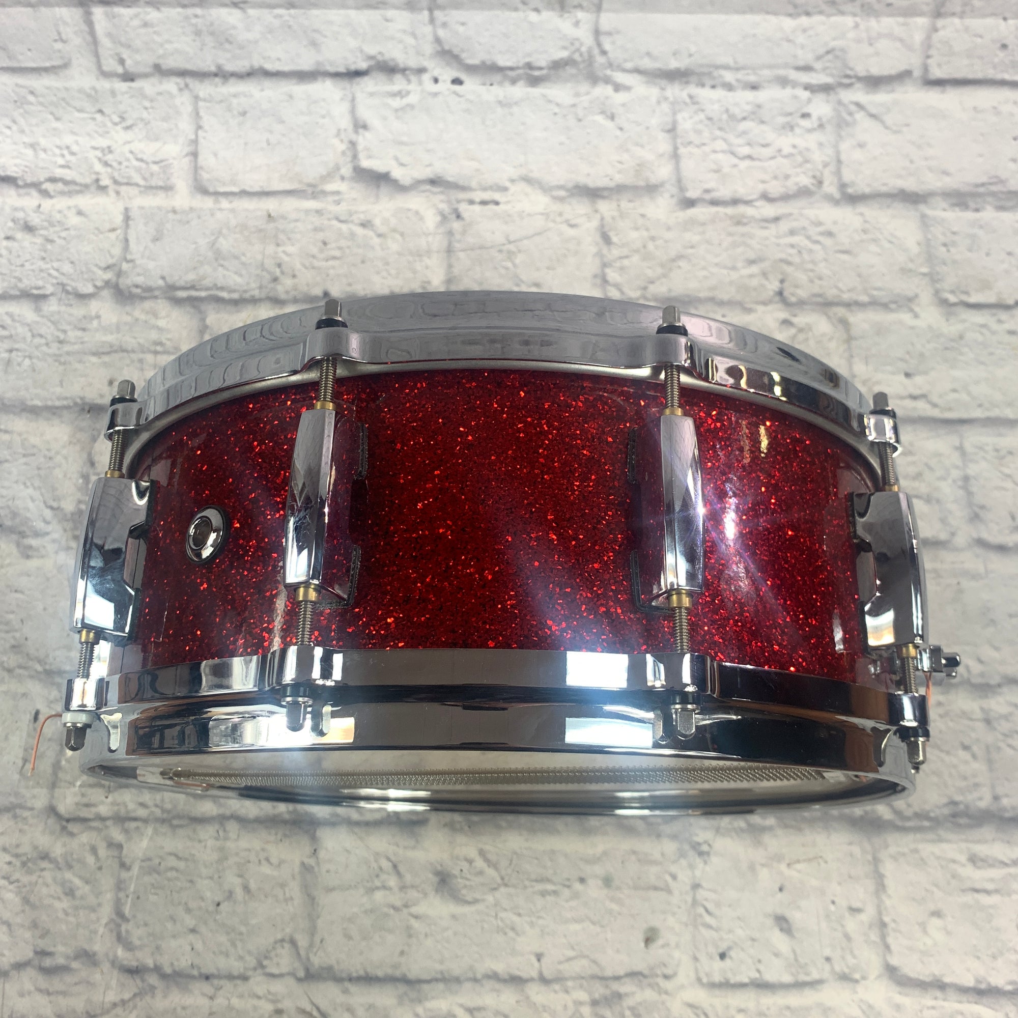 Pearl Masters Studio Birch Snare Red Sparkle 14