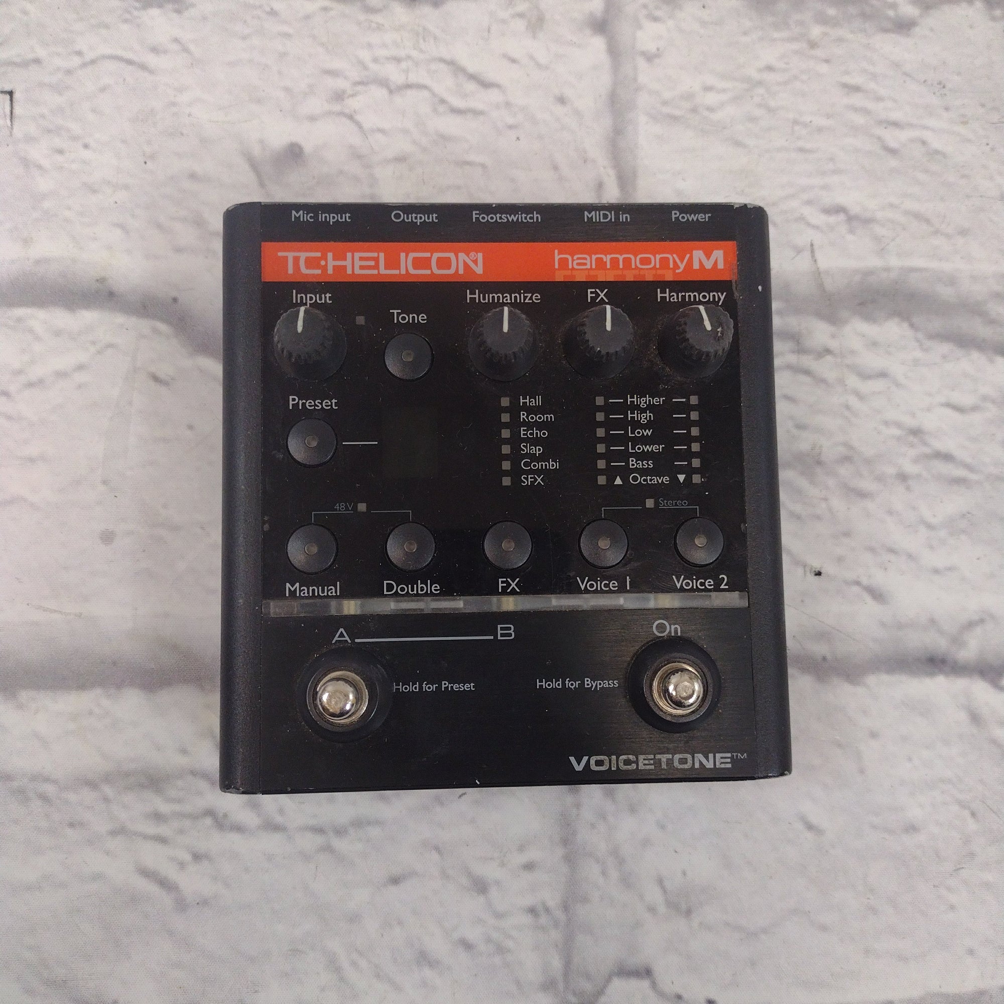 TC Helicon Harmony M Vocal Effect Pedal