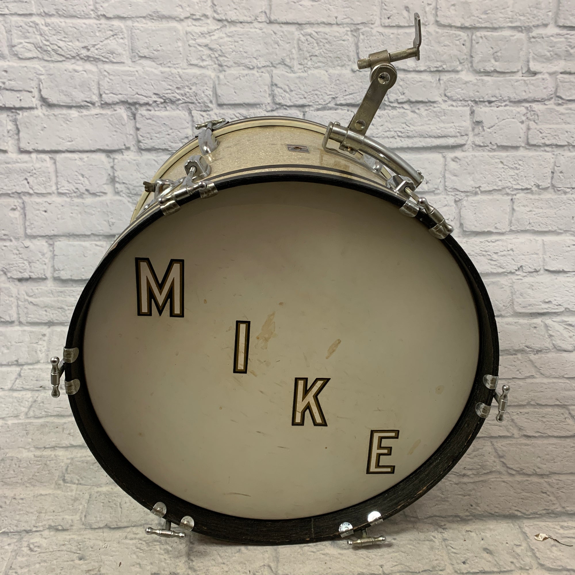 MIJ Drum Mate 3pc Champagne / Gold Sparkle Drum Set Kit