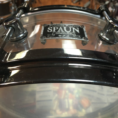 Spaun 14x5.5 Clear Acrylic Snare Drum