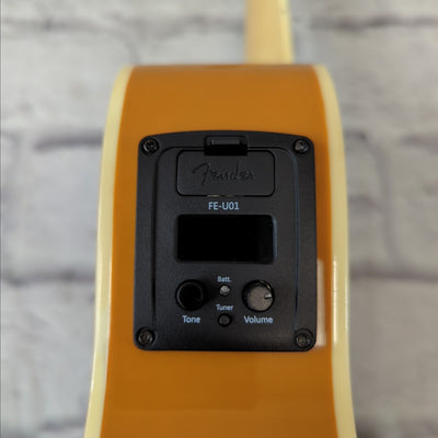 Fender Fullerton Tele Concert Ukulele - Butterscotch Blonde