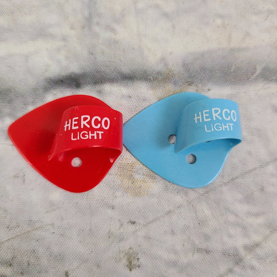 Herco Finger Picks - Light (2 Pack, Assorted Colors)