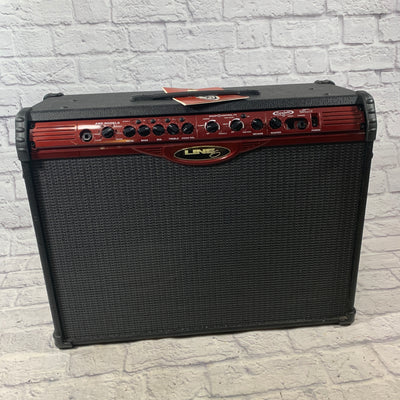 Line 6 Spider 212 100 Watt Red Face Guitar Combo