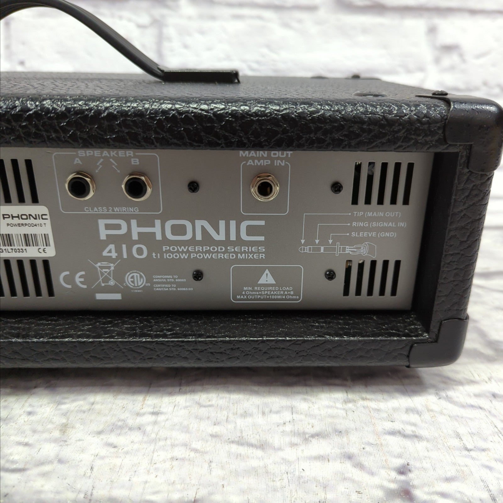 ☆中古☆ PHONIC 410☆100Wパワードミキサー☆動作確認済み☆ Amazon |
