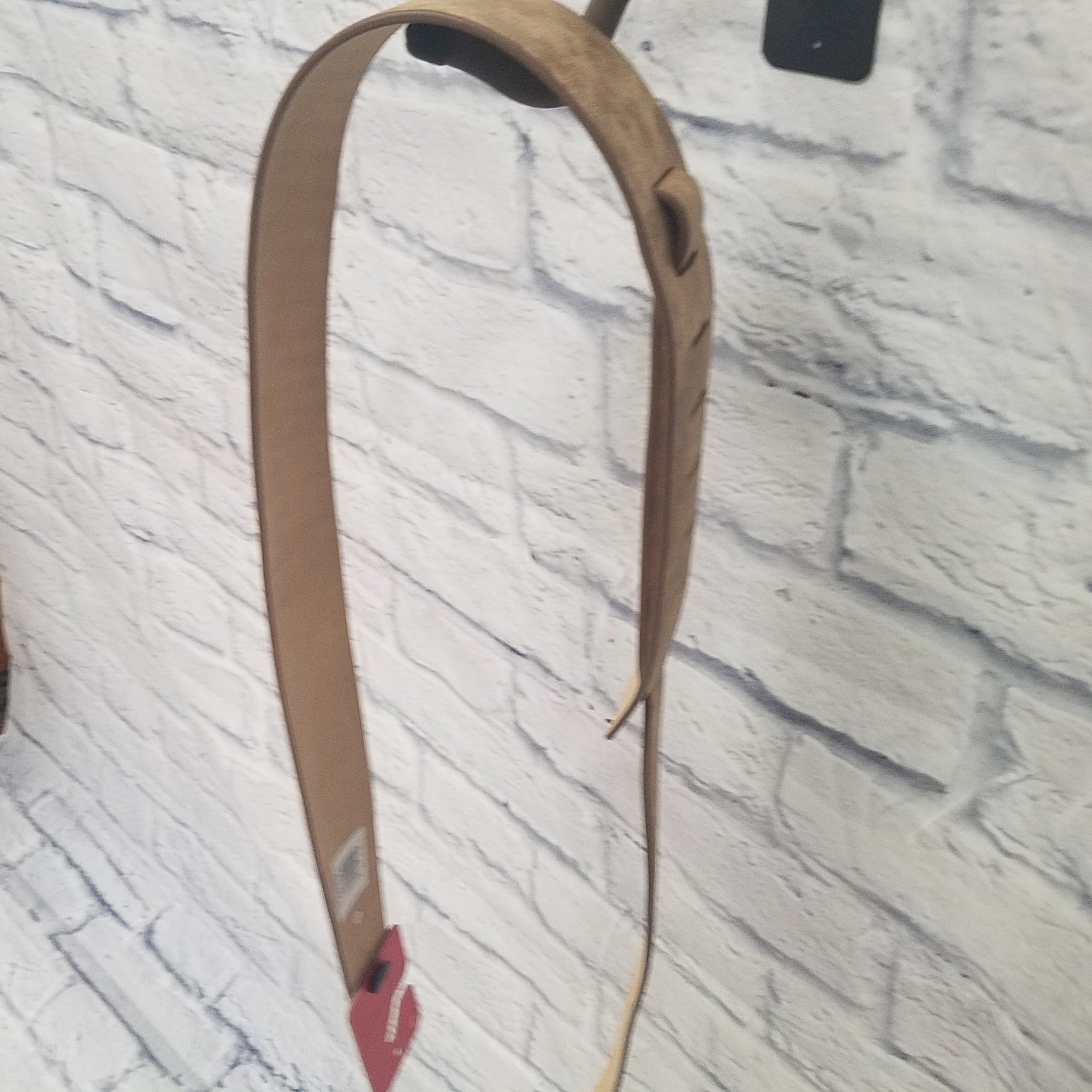 D'Addario 2.5 Leather Guitar Strap Tan