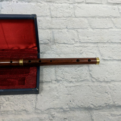 Unknown Walnut Irish Flute W/ Case