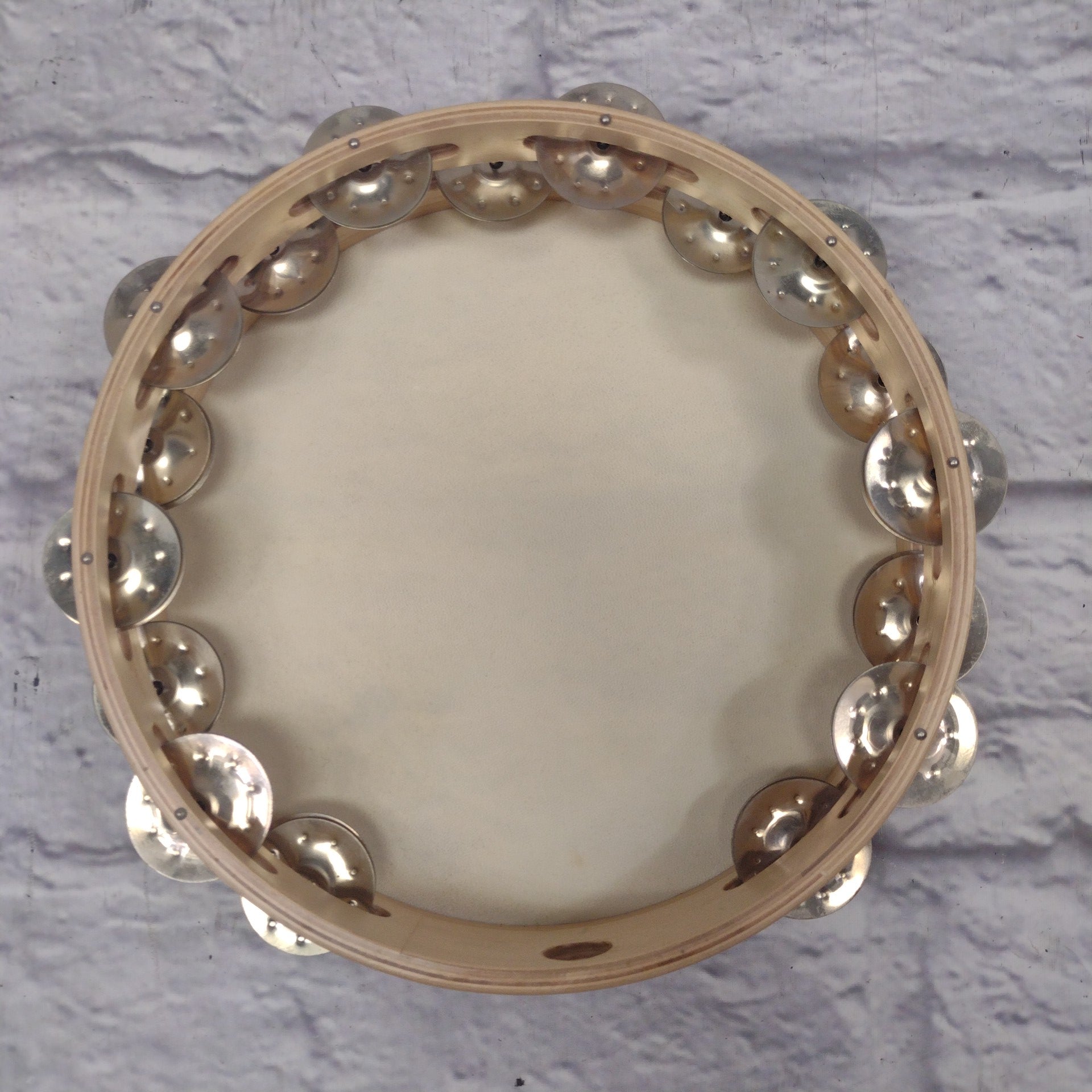 Unknown 10" Tambourine w/ Case