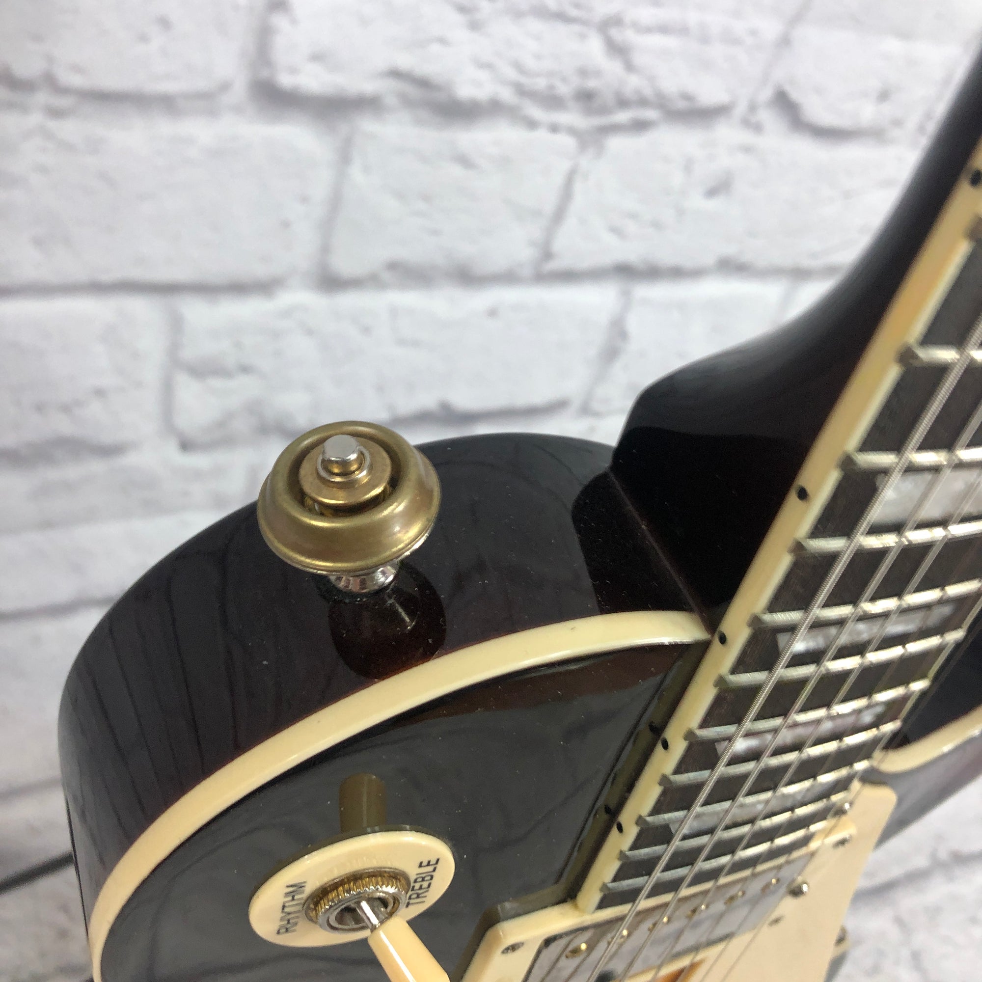 Vintage V100 TSB LP Style Electric Guitar Tobacco Sunburst