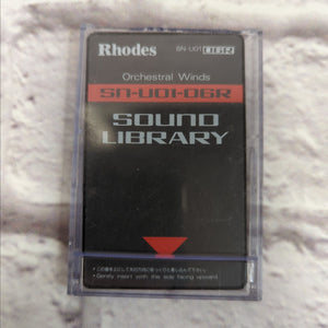 Roland SN-U01 06R Orchestral Winds Data Card for U110 U20 U220 D70
