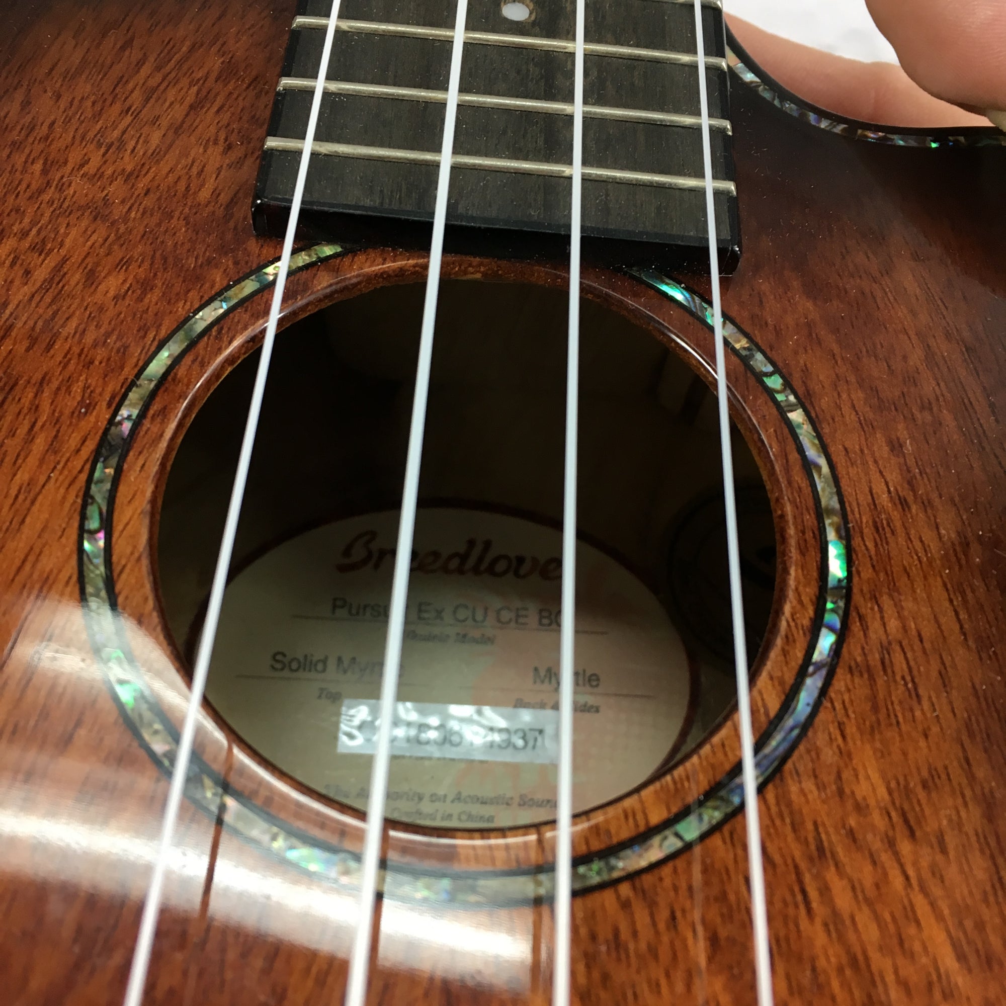 Breedlove Ex Cu Ce Bo Concert Ukulele