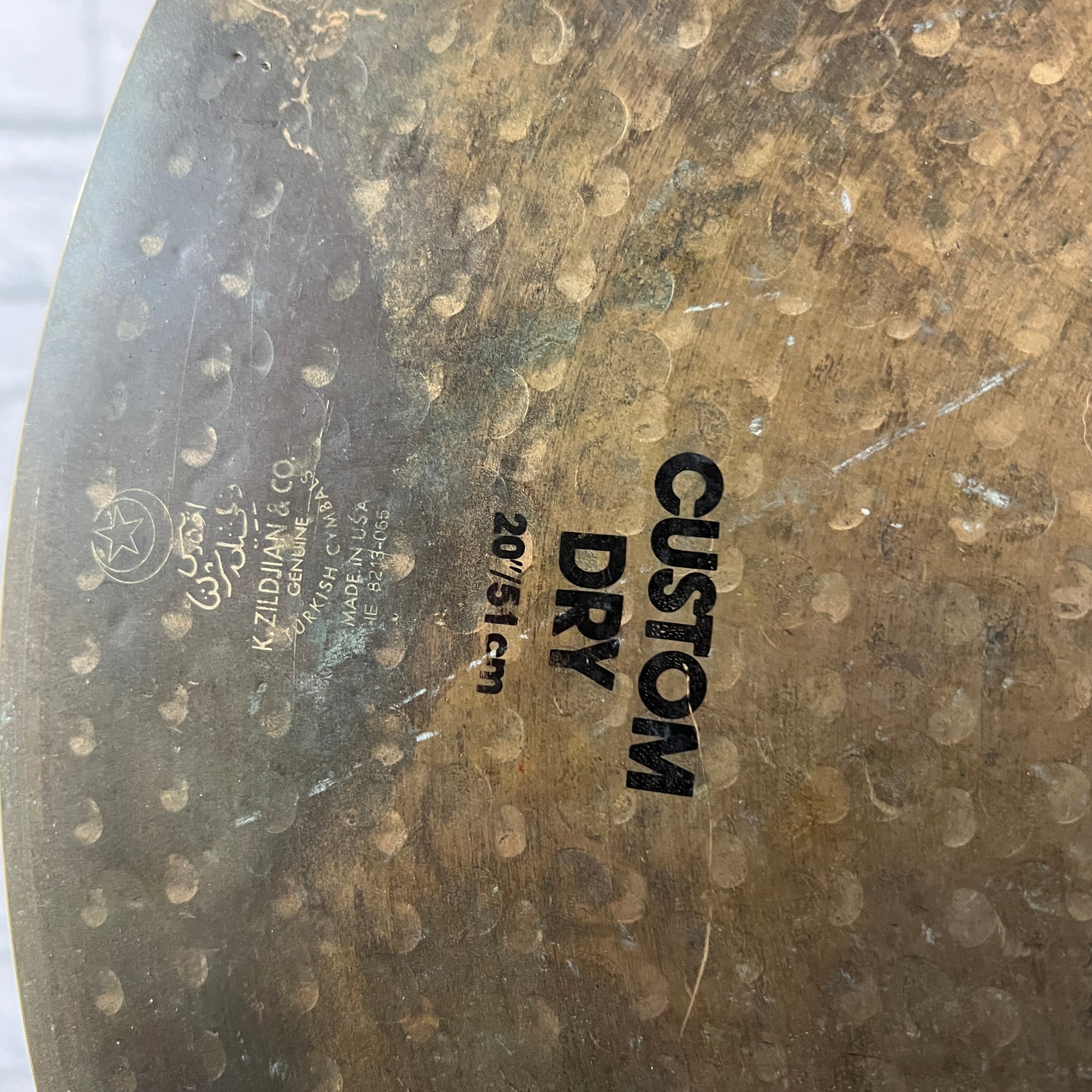 Zildjian 20" K Custom Dry Ride Cymbal