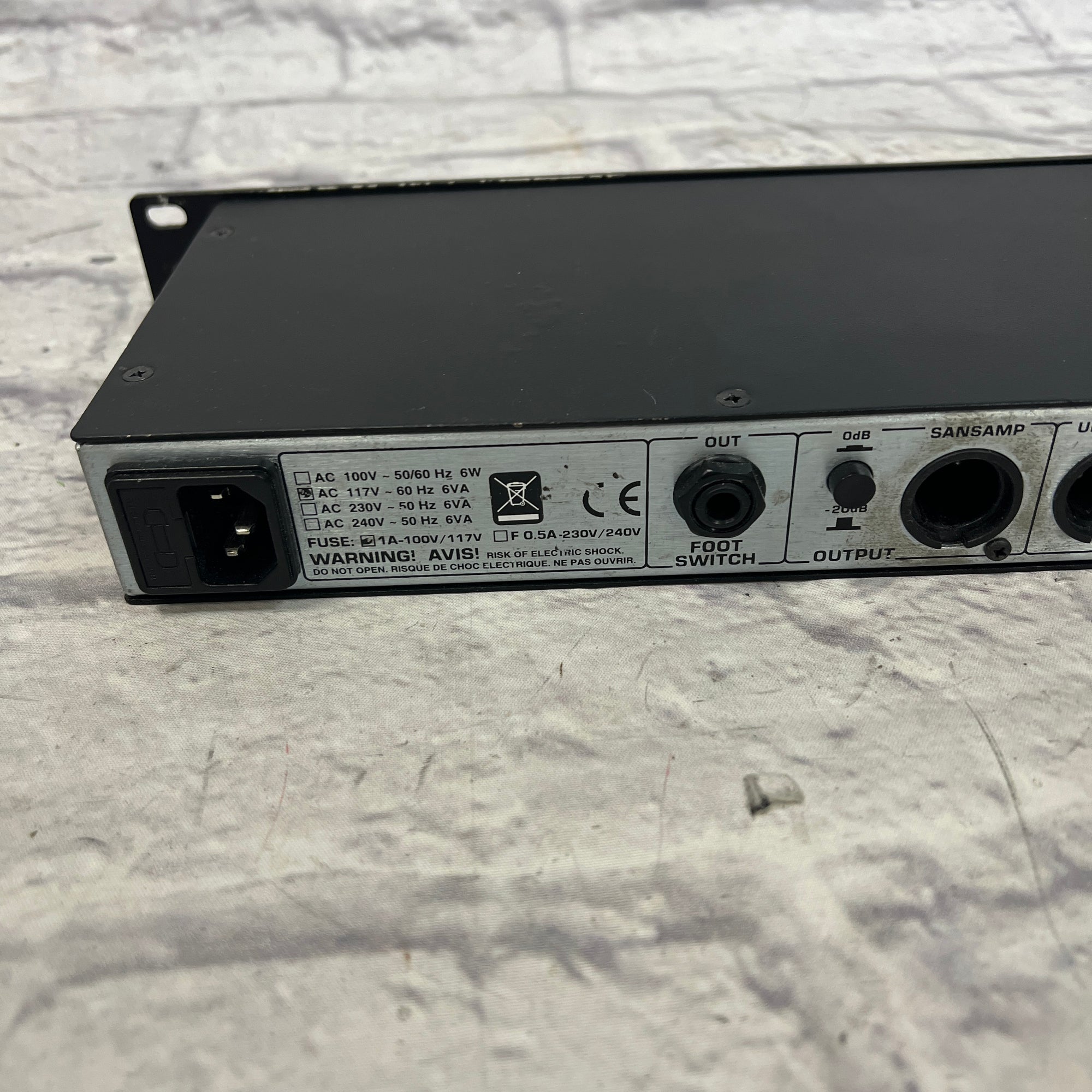 Tech 21 Sans Amp Bass RBI Rackmount Bass