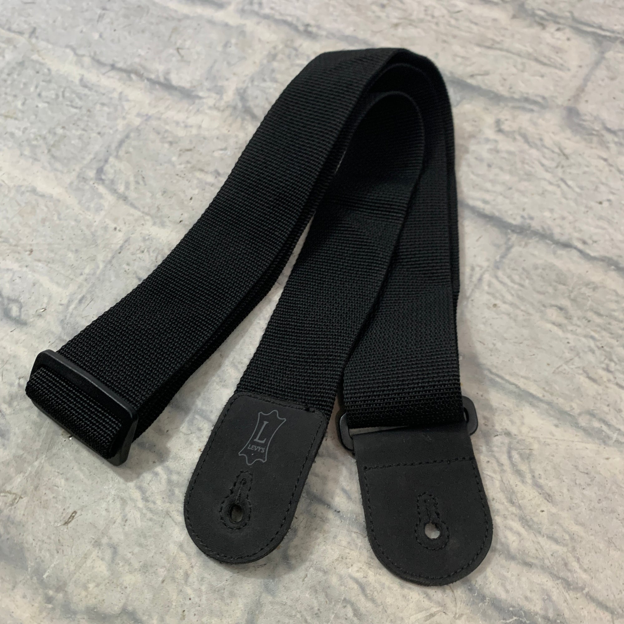 Levy's Standard Nylon Weave Black Guitar Strap