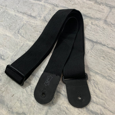 Levy's Standard Nylon Weave Black Guitar Strap