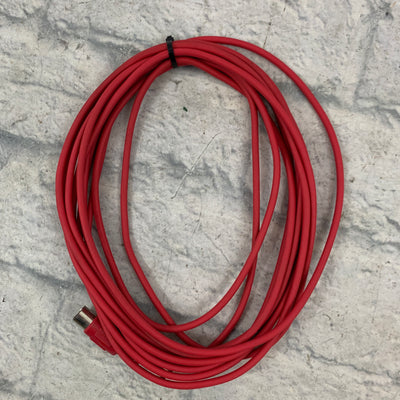 Unbranded MIDI Cable 15' Red
