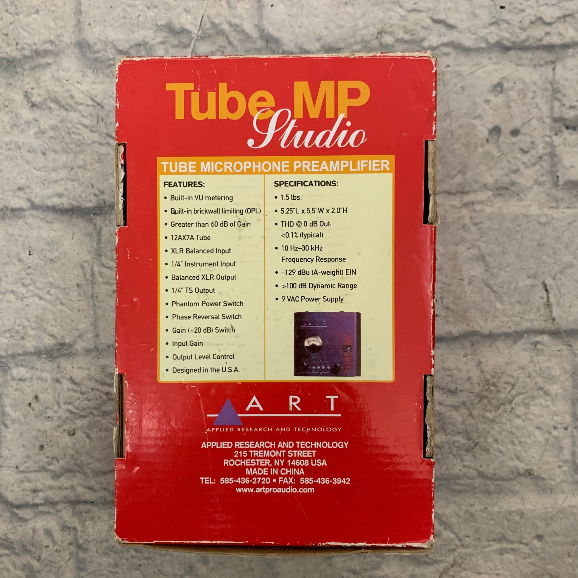 Art Tube MP Studio Tube Microphone Preamp