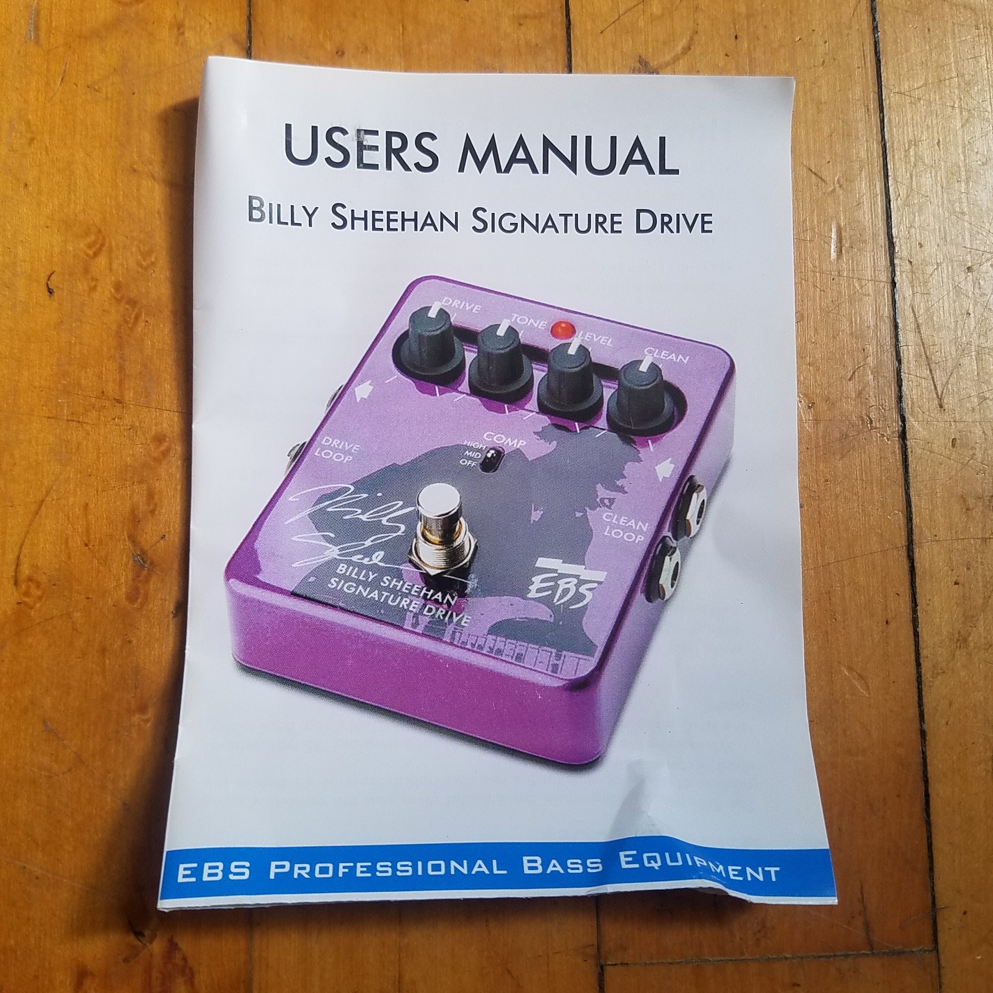 billy sheehan bass pedal EBS Billy Sheehan Signature Overdrive Bass Pedal