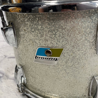 Ludwig Silver Sparkle Blue and Olive 12x9" Tom