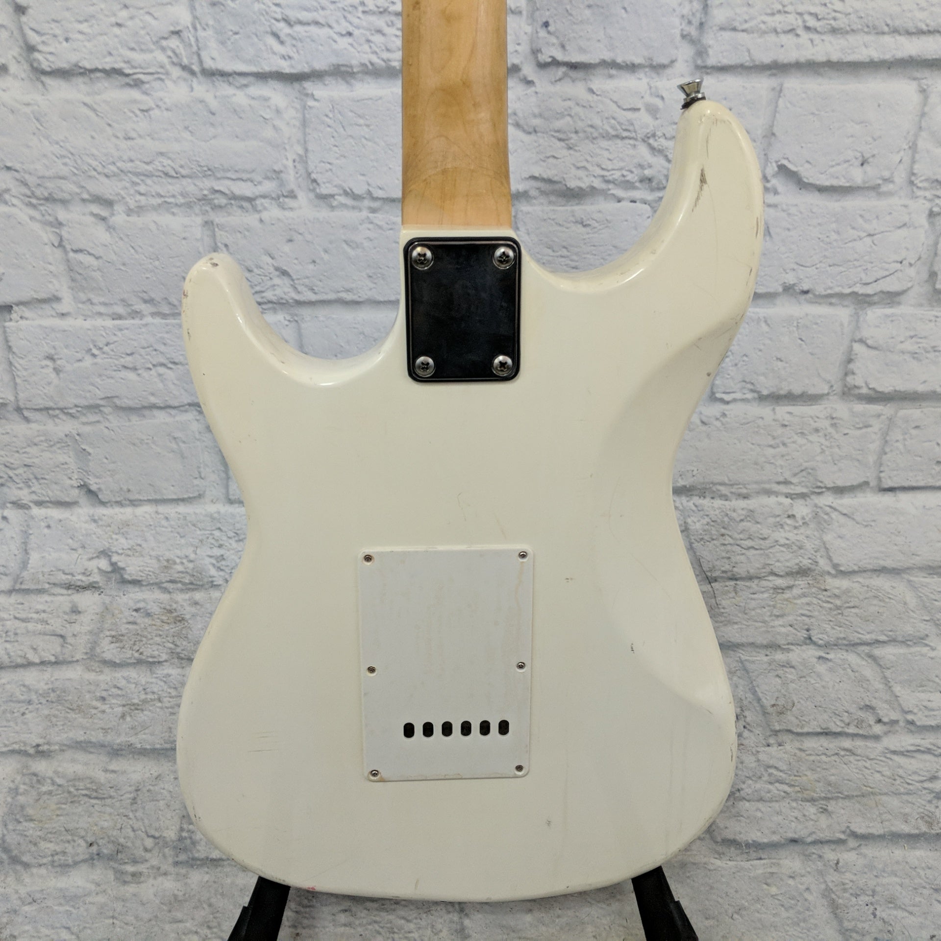 Crescent Zebra Guitar