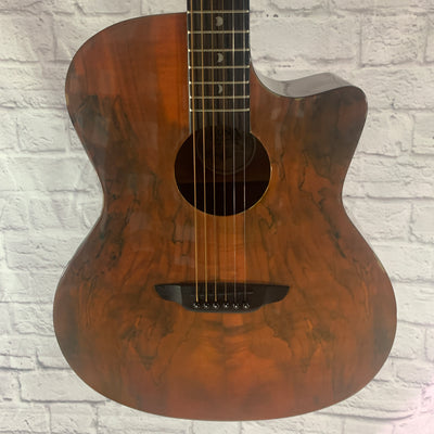 Luna Gypsy Spalt GC Grand Auditorium Acoustic Electric AS IS