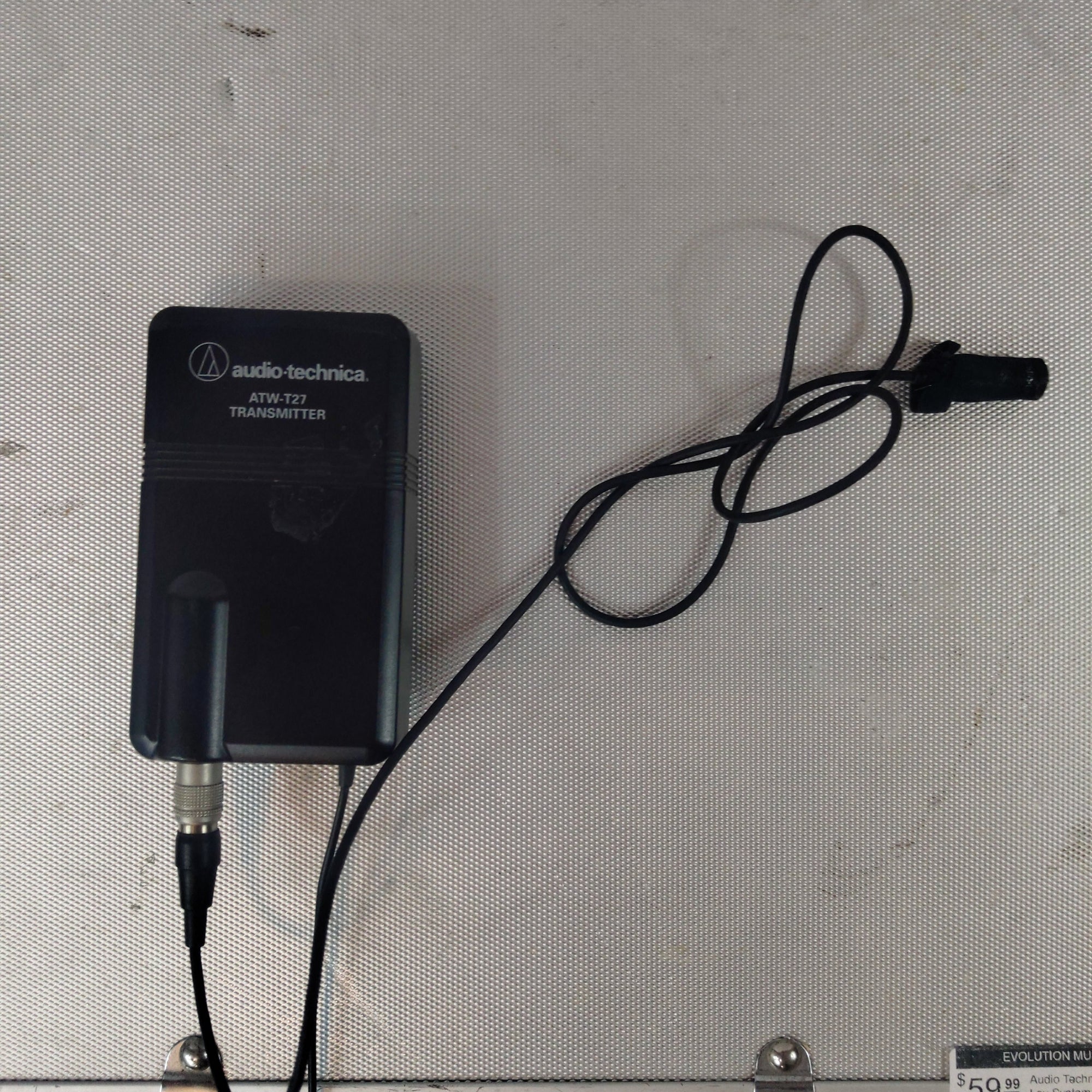 Audio Technica Wireless Lav System With Case ATW-T27 Transmitter Pack + Pro-R2 Wireless Receiver + AT829 Lapel Mic