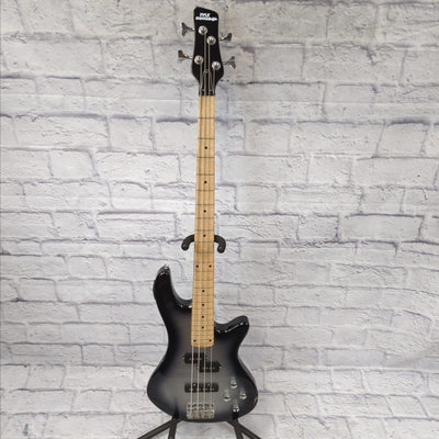 Pyle 4 String Bass Guitar w/ Built in Tuner - Silverburst