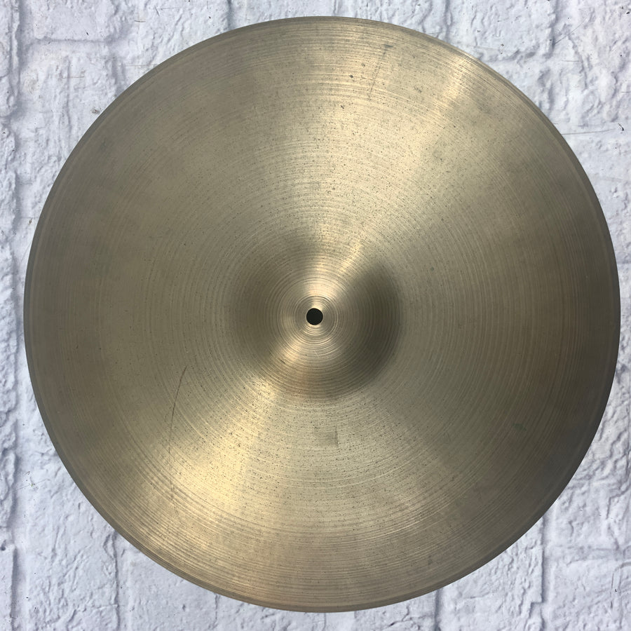 Vintage Zildjian 20 Ride Ghost Hollow Logo
