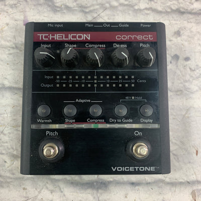 TC Helicon Voicetone Correct Pitch Correction and Vocal Effect Pedal