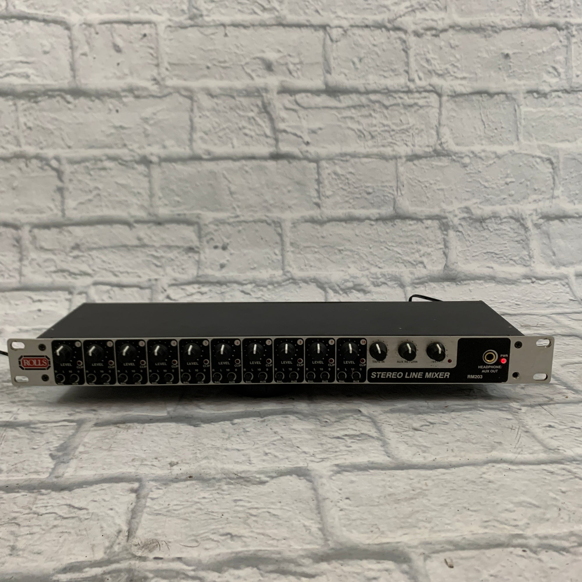 Rolls RM203 Rackmount Stereo Line Mixer