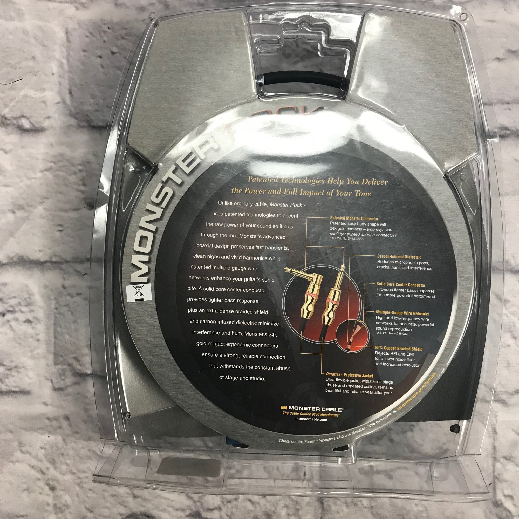 Monster Rock Instrument Cable 21' - Used!