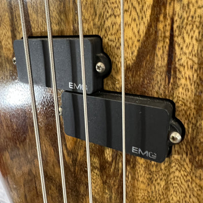 Warmoth Custom Black Korina P-bass w/ Rosewood Fretboard