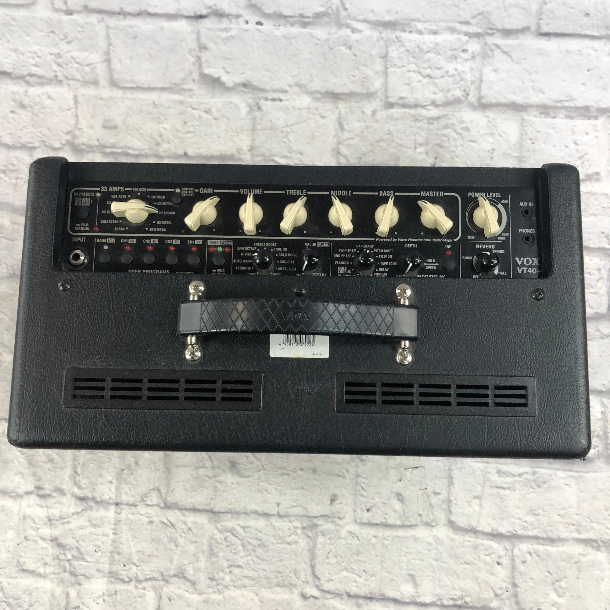 Vox Valvetronix VT40+ 1x10 Guitar Combo Amp