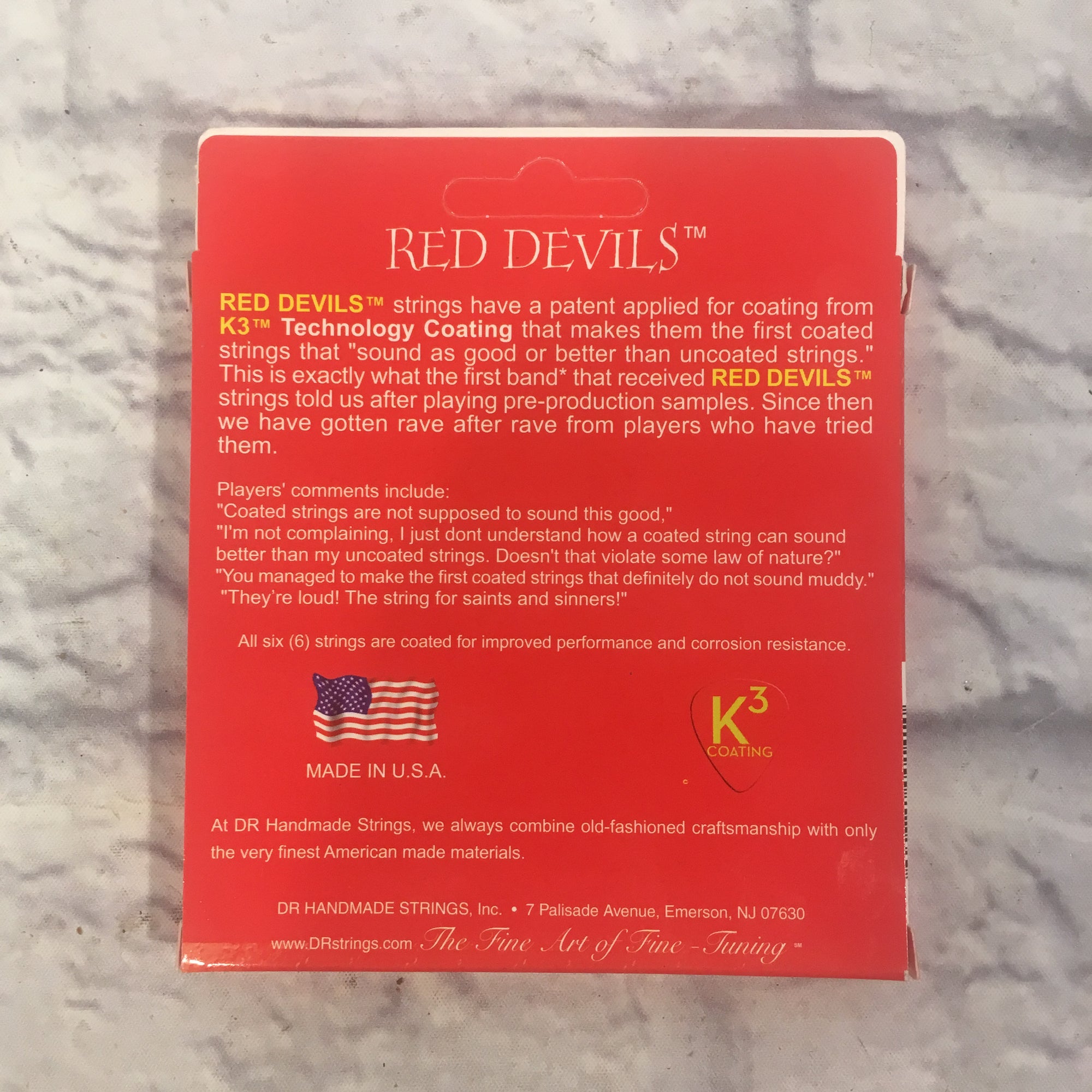 DR Strings Red Devil Medium Electric Guitar Strings 46-10