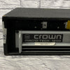 Crown Macro-Tech 1200 2-Channel Power Amplifier w/ Custom Connector Panel & Rack Case