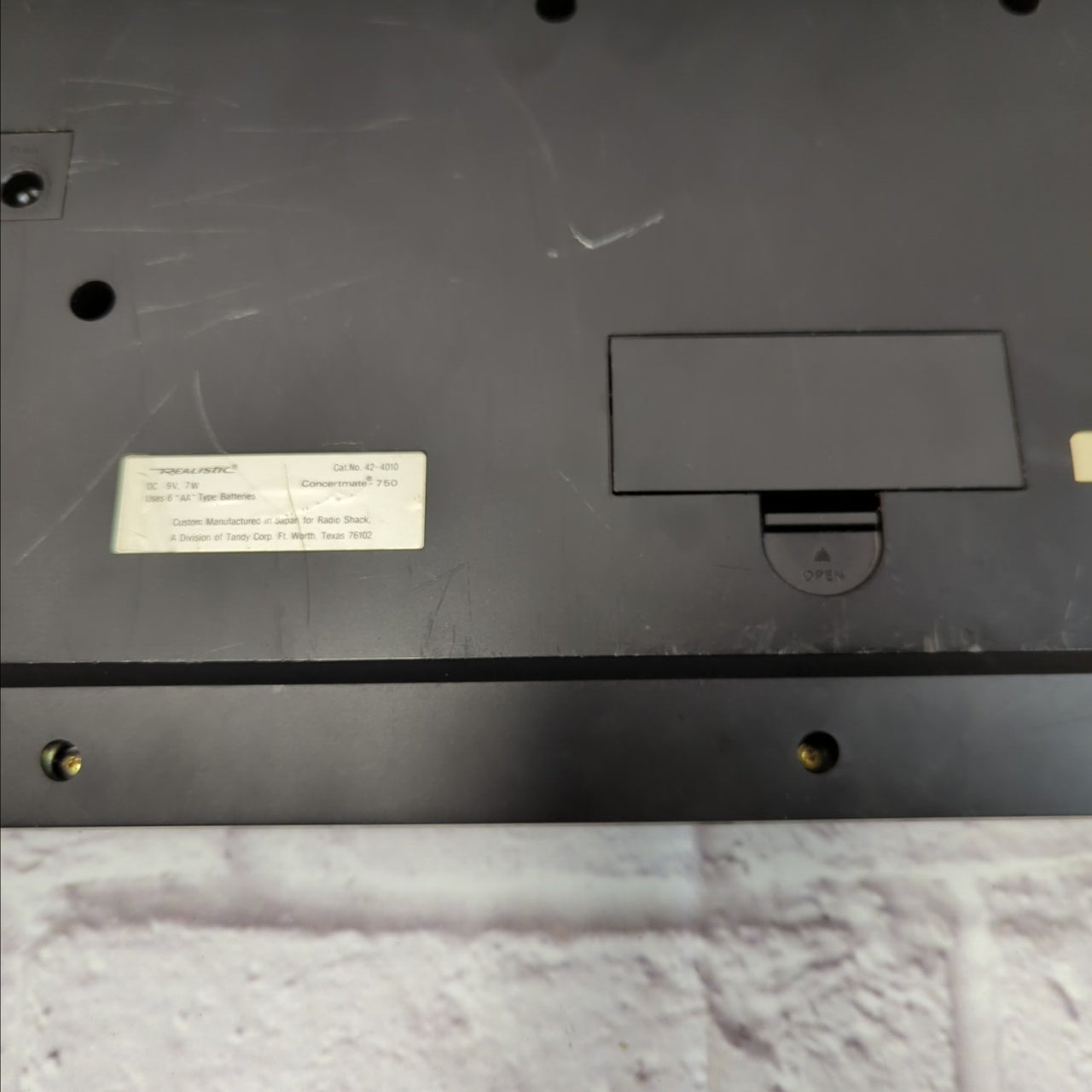 Realistic Concertmate 750 Keyboard