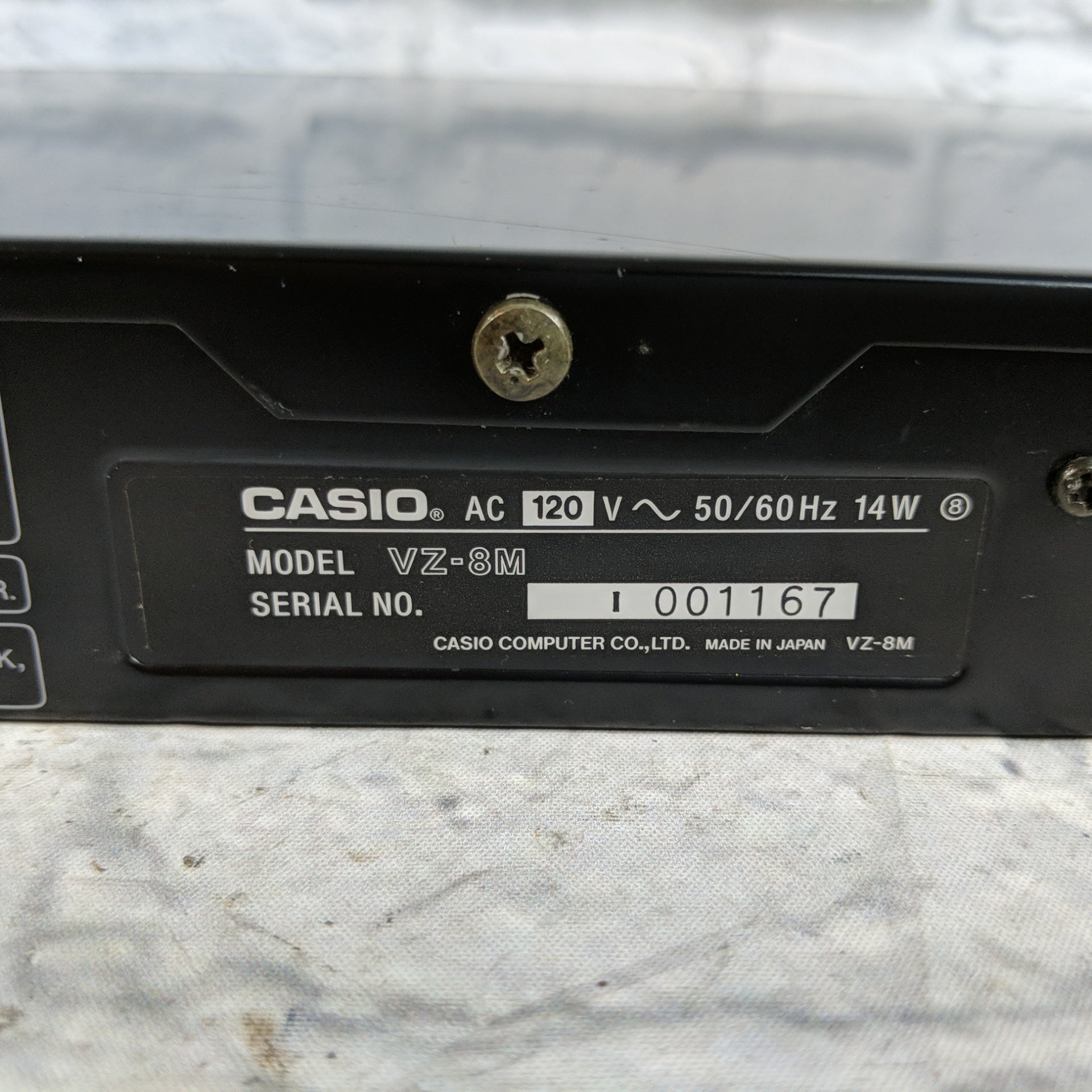 Casio VZ-8M Vintage 80's Rackmount Synth