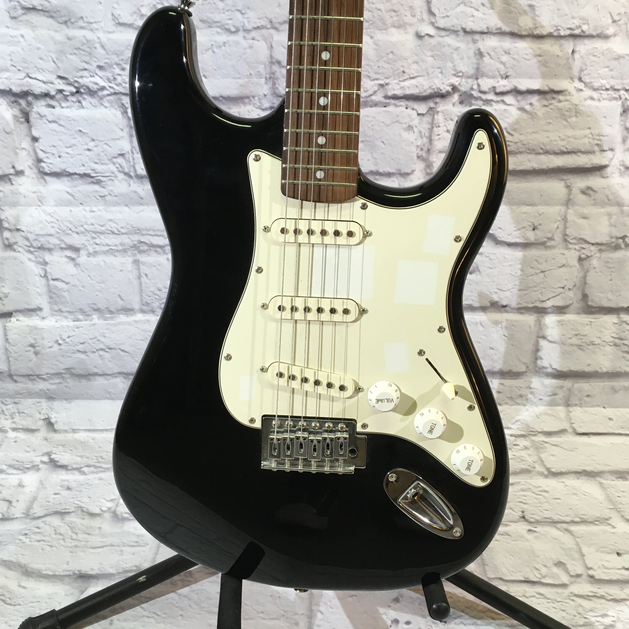 Johnson S Style Electric Guitar - Black