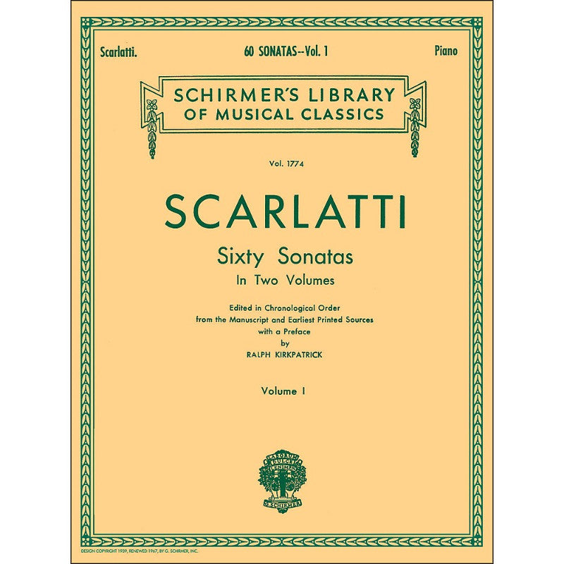 60 Sonatas - Volume 1 : Schirmer Library of Classics Volume 1774 Piano Solo (Paperback)