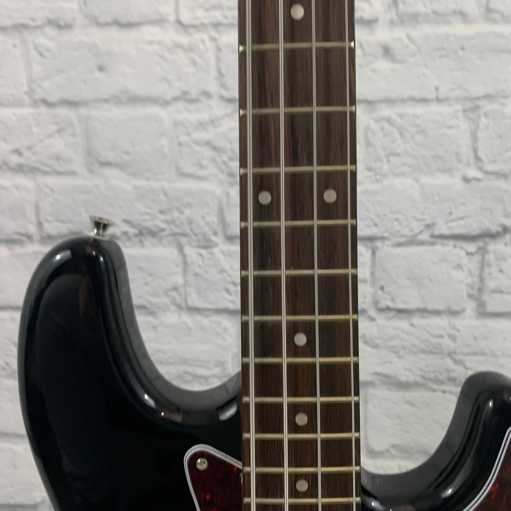 Nashville Guitar Works 210 Electric P Bass - Black, Rosewood Fretboard