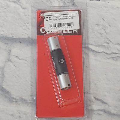 D'Addario Coupler Adaptor Male XLR to Male XLR