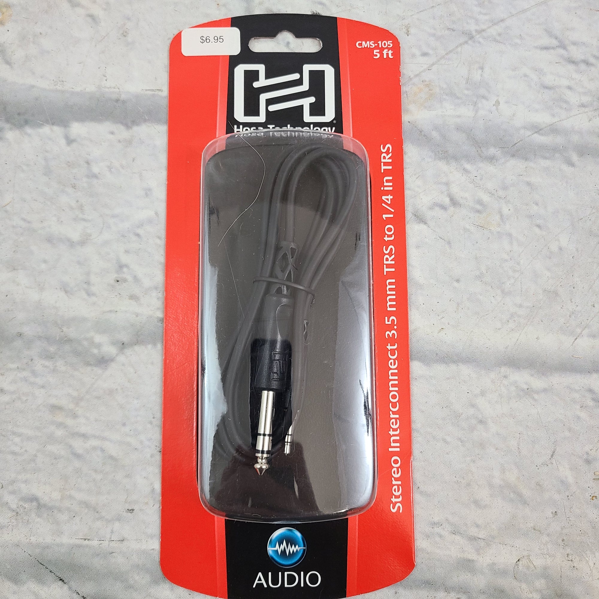 Hosa 10ft Stereo Interconnect 3.5mm TSR to 1/4 In TRS