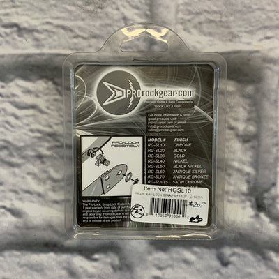 Pro Rock Gear Straplock System Chrome