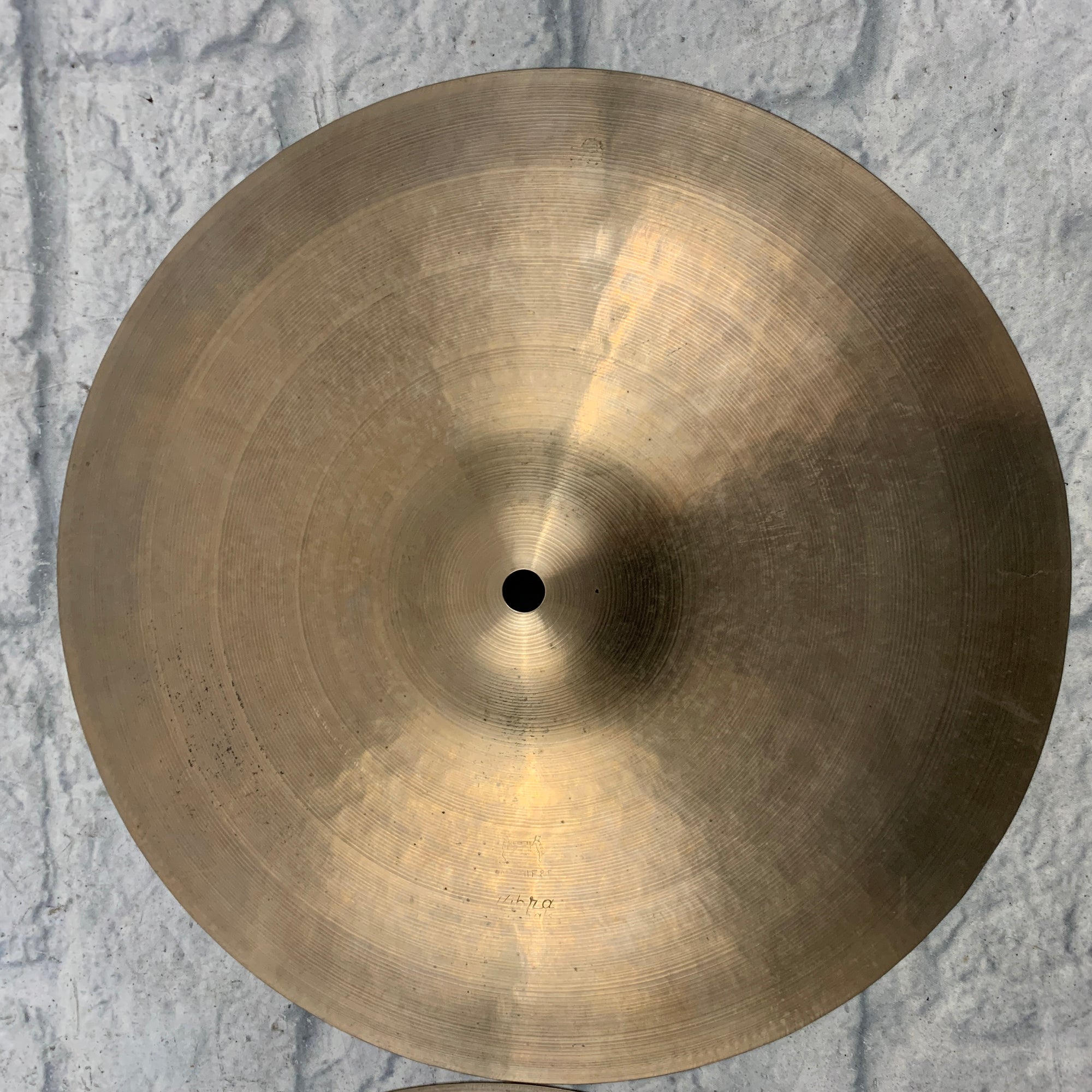 Zanchi F&F 13" Hi Hat Pair (Top Has Minor Crack)